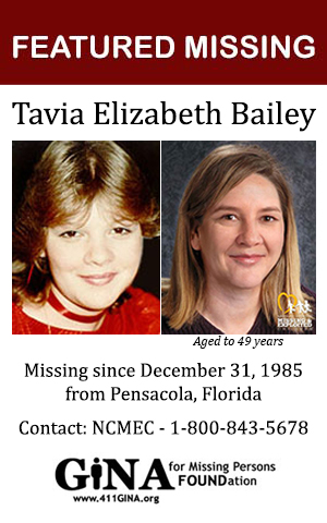 Featured Missing - Tavia Elizabeth Bailey