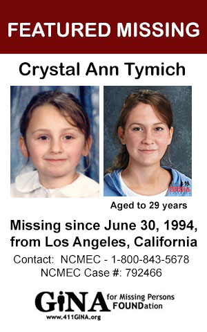 Featured Missing - Crystal Ann Tymich